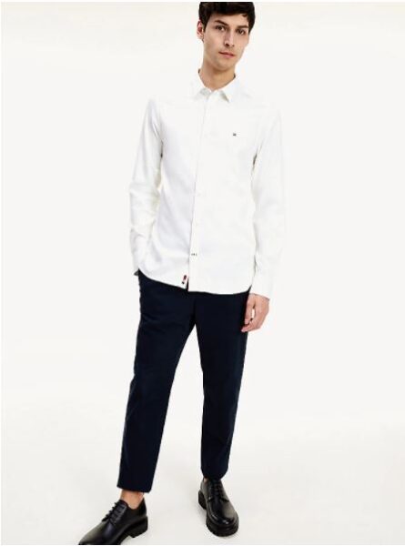 TommyHilfiger_Heren_overhemden_Slim_4_way_Stretch_YBR_White_2
