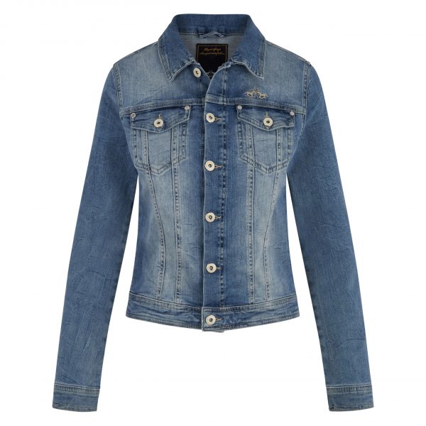 HVSociety spijkerjasje HVSAniek 0406103120_5025 - HVSociety dames Denim jack HVSAniek Denim Blue