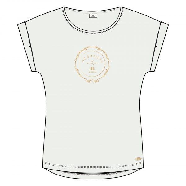 HVSociety T-shirt HVSXimena White-Gold-White