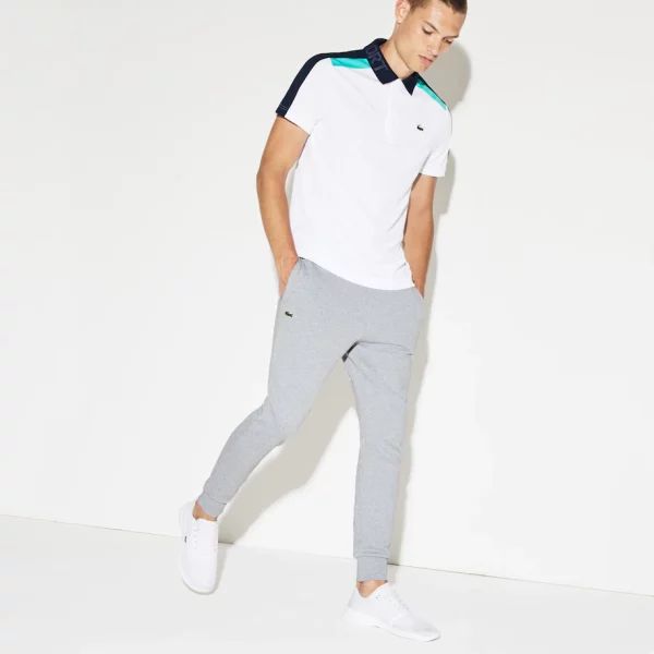 Lacoste joggingsbroek XH9507-CCA grijs - Lacoste 1HW2 Men's tracksuit trousers SILVER CHINE
