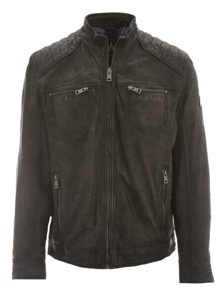 Donders Leather Jacket 52271/grey - Donders Leather Jacket Shark Grey