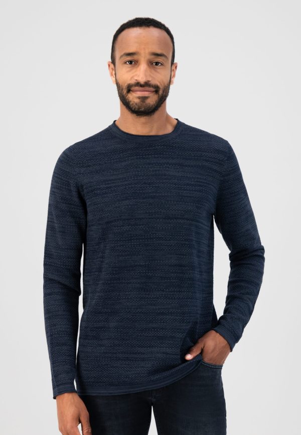Crew_Neck_Popcorn_Melange_Front