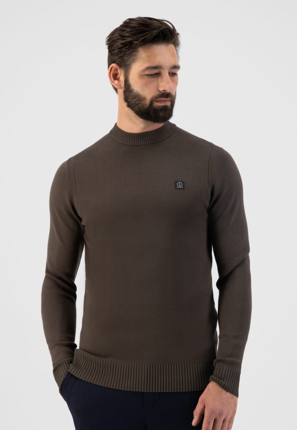 Dstrezzed trui techno 405510995  - heren Dstrezzed Mock Neck Techno Knit Raven
