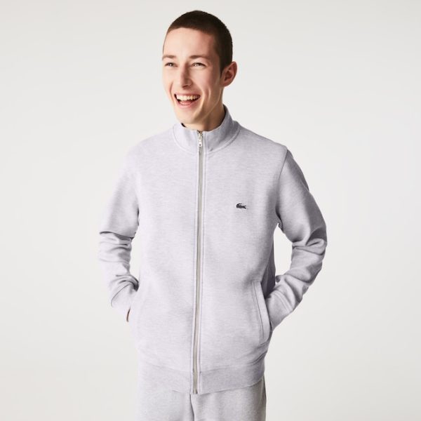 Lacoste vest SH2178-CCA grijs - Lacoste 1HS1 Men's sweatshirt SILVER CHINE