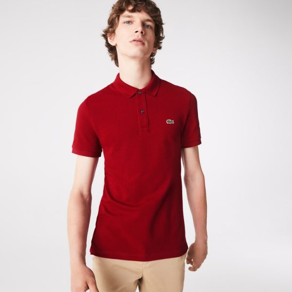 Lacoste polo donkerrood PH4012_476 1