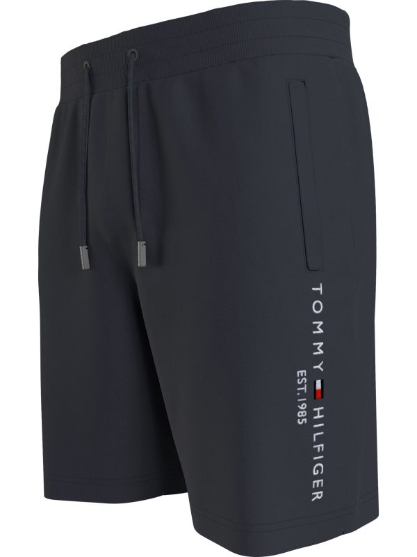 TommyHilfiger korte broek MW0MW22198DW5 - heren Tommy Hilfiger TOMMY LOGO SWEATSHORT DW5 Desert Sky zij