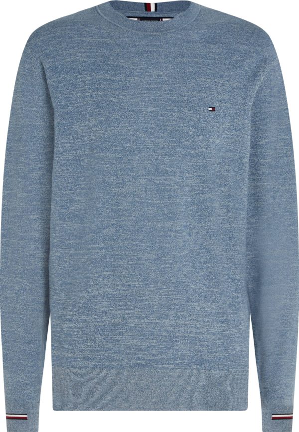 Tommy Hilfiger trui MW0MW310310XR - heren Tommy Hilfiger MOULINE GS STRIPED C, 0XR Blue Coast/Light Gry Heather Mouln 2