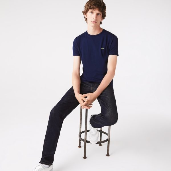Lacoste t-shirt donkerblauw TH6709_166