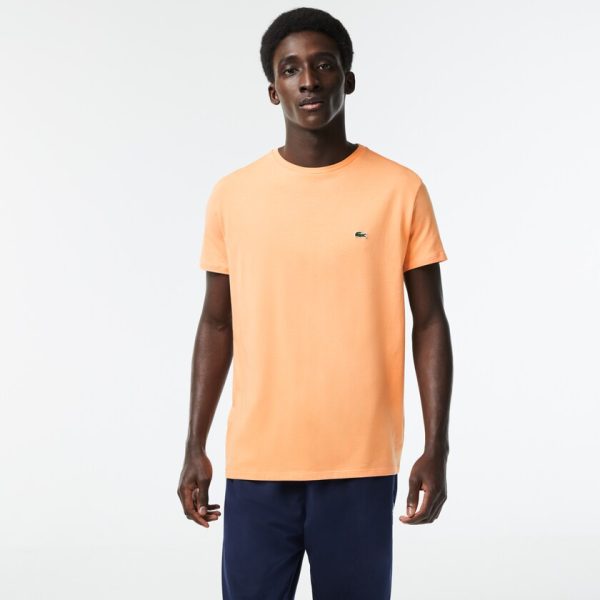 Lacoste t-shirt oranje TH6709_HEB