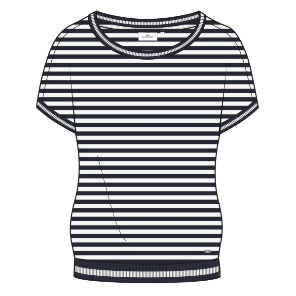 HVSociety t-shirt HVSHarley 0403103627_5580 - HVSociety dames Top HVSHarley Navy-White
