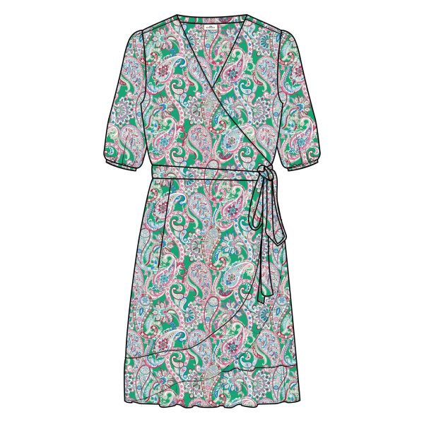 HVSociety jurk HVSCalypso 0402103607_6119 - HVSociety dames Jurk HVSCalypso Leaf Green