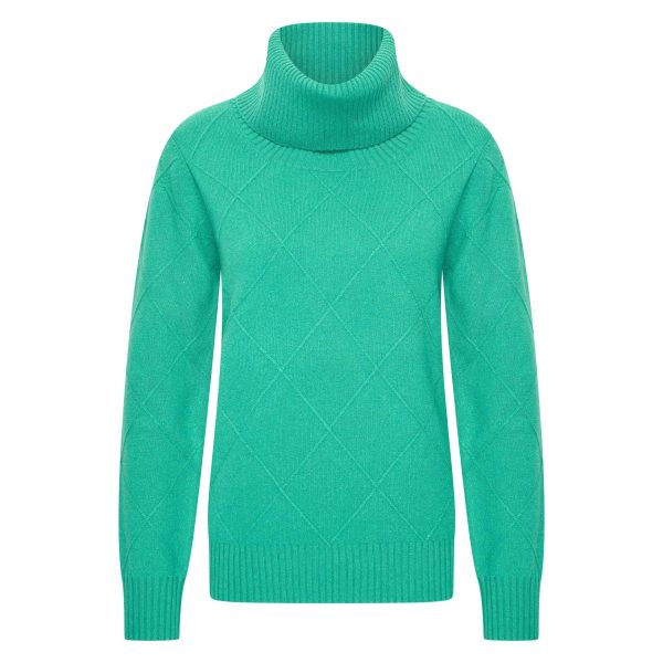 HVSociety trui groen 0409103652_6047 - HVSociety dames Pullover HVSMelina Emerald