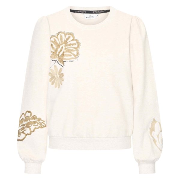 HVSociety trui  sand 0401103667_1015 - HVSociety dames Sweater HVSLumi Kit