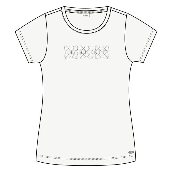 HVSociety t-shirt HVSDarlan 0403103718-1 - HVSociety dames Top HVSDarlan White