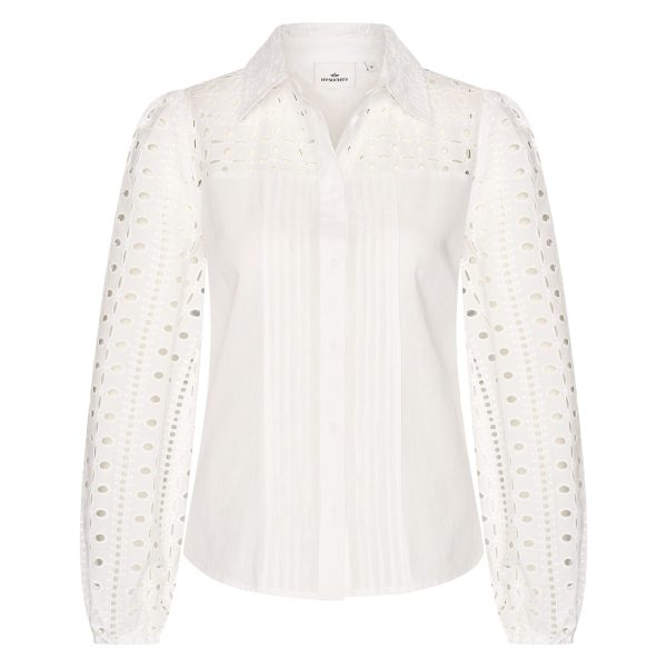 HVSociety blouse HVSFloor 0404103712-1 - HVSociety dames Blouse HVSFloor White