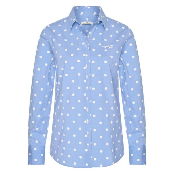 HVSociety blouse HVSAlya 0404103709-5045 - HVSociety dames Blouse HVSAlya Lightblue