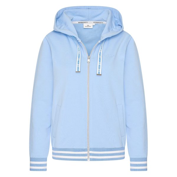 HVSociety Hoodievest HVSCaro 0401103720-5045 - HVSociety dames Hoodie HVSCaro Lightblue