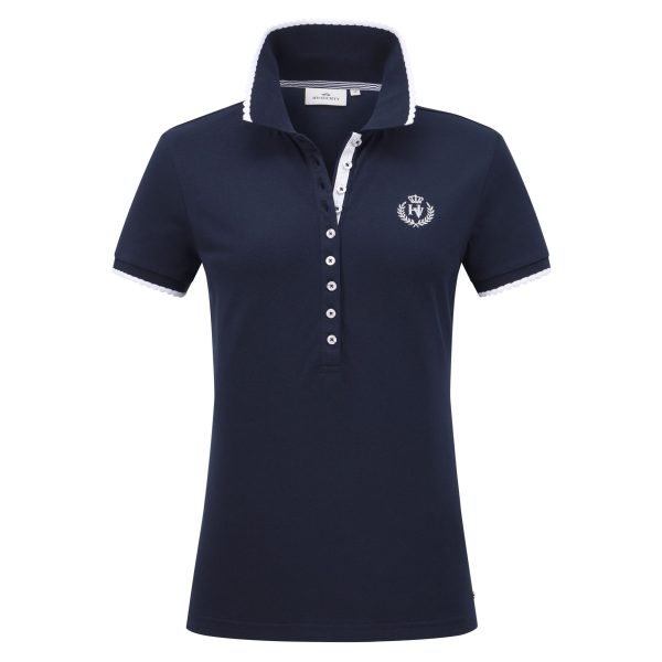 HVSociety damespolo HVSRhode 0403103701-5001 - HVSociety dames Poloshirt HVSRhode Navy