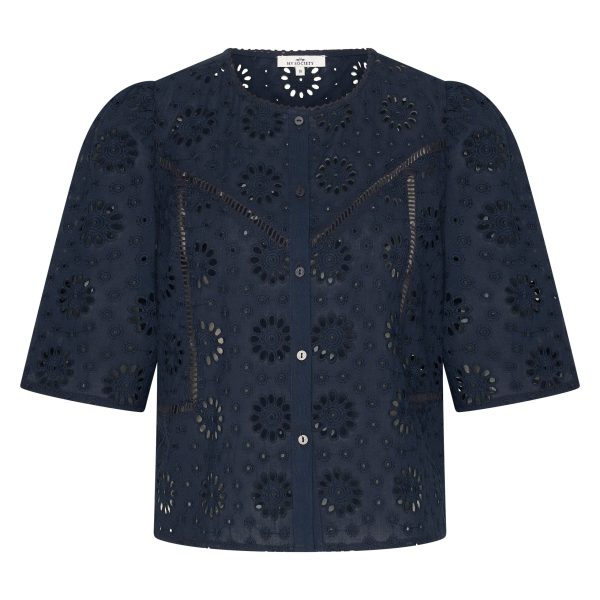 HVSociety blouse HVSFanny 0404103711-5001 - HVSociety dames Blouse HVSFanny Navy