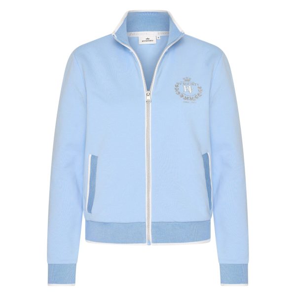 HVSociety sweatvest HVSBobbi 0401103723-5045 - HVSociety dames Vest HVSBobbi Lightblue