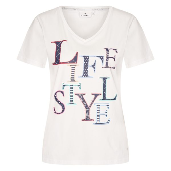HVSociety t-shirt HVSZena 0403103724-1 - HVSociety dames Top HVSZena White